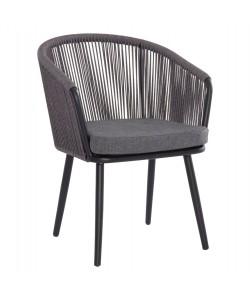 ΠΟΛΥΘΡΟΝΑ ΑΛΟΥΜΙΝΙΟΥ HARRIET HM5548.13 ΜΑΥΡΗ-ΑΝΘΡΑΚΙ ΣΧΟΙΝΙ & ΜΑΞΙΛΑΡΙ 60x62x80,5Υεκ