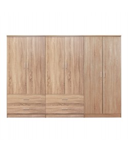 ΝΤΟΥΛΑΠΑ REINA HM21062.02 6ΦΥΛΛΗ ME 4 ΣΥΡΤΑΡΙΑ-ΜΕΛΑΜΙΝΗ ΣΕ SONAMA 240x43x181Υεκ.