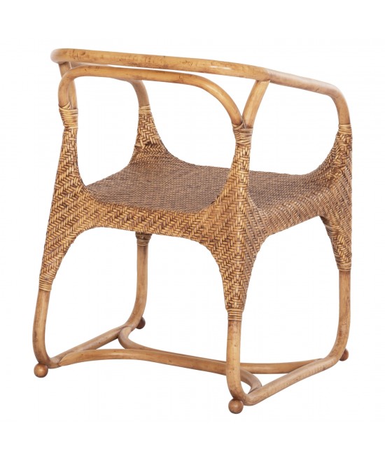 ΠΟΛΥΘΡΟΝΑ RELIK ΕΣΩΤ. ΧΩΡΩΝ HM9955.02 ΦΥΣΙΚΟ RATTAN-ΚΑΡΥΔΙ ΧΡΩΜΑ 60x57x79Υεκ.