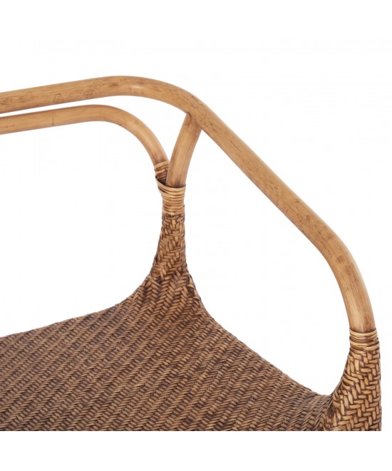 ΠΟΛΥΘΡΟΝΑ RELIK ΕΣΩΤ. ΧΩΡΩΝ HM9955.02 ΦΥΣΙΚΟ RATTAN-ΚΑΡΥΔΙ ΧΡΩΜΑ 60x57x79Υεκ.