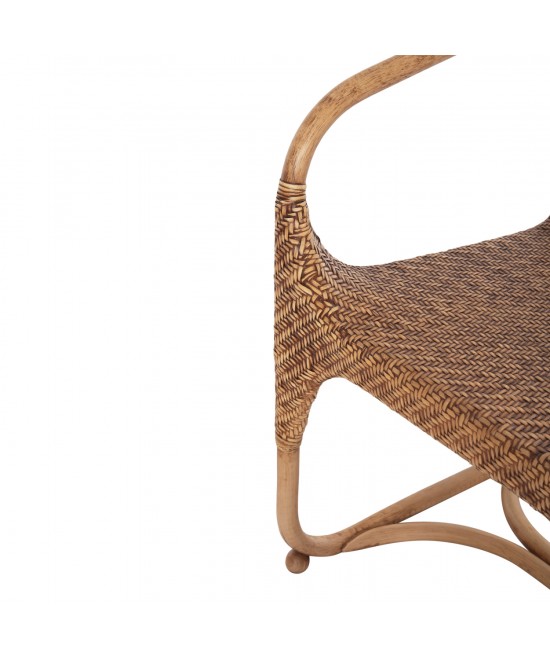 ΠΟΛΥΘΡΟΝΑ RELIK ΕΣΩΤ. ΧΩΡΩΝ HM9955.02 ΦΥΣΙΚΟ RATTAN-ΚΑΡΥΔΙ ΧΡΩΜΑ 60x57x79Υεκ.