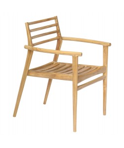 ΠΟΛΥΘΡΟΝΑ MOOSEN HM9936 ΜΑΣΙΦ ΞΥΛΟ TEAK ΣΕ ΦΥΣΙΚΟ 59x60x78,5Υ