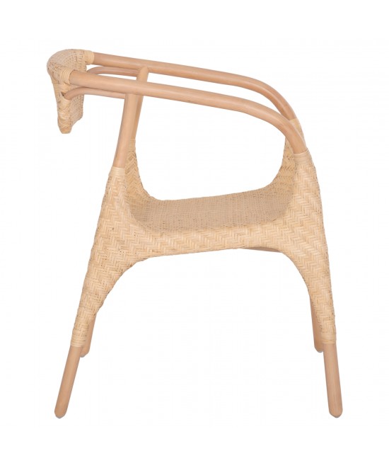 ΠΟΛΥΘΡΟΝΑ GABE ΕΣΩΤ.ΧΩΡΩΝ HM9956.01 ΦΥΣΙΚΟ RATTAN 62x60x79Υεκ.