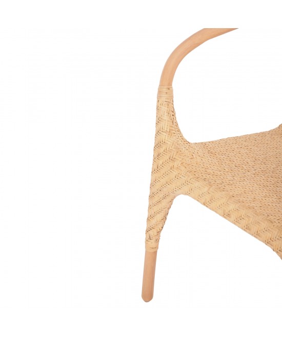 ΠΟΛΥΘΡΟΝΑ GABE ΕΣΩΤ.ΧΩΡΩΝ HM9956.01 ΦΥΣΙΚΟ RATTAN 62x60x79Υεκ.