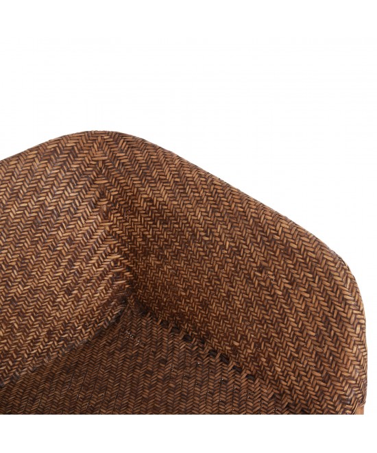 ΠΟΛΥΘΡΟΝΑ ΕΣΩΤ.ΧΩΡΩΝ TUCKET HM9958.02 ΦΥΣΙΚΟ RATTAN-ΚΑΡΥΔΙ ΧΡΩΜΑ 63x60x77Υεκ