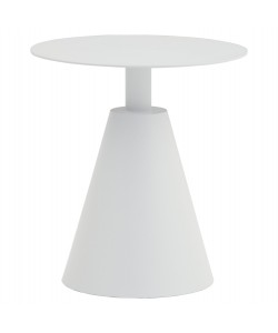 ΤΡΑΠΕΖΑΚΙ ΒΟΗΘ. ΣΤΡΟΓΓΥΛΟ ΕΞ.ΧΩΡΟΥ SERA HM6270.02 ΛΕΥΚΟ ΑΛΟΥΜΙΝΙΟ Φ50x56Υεκ.