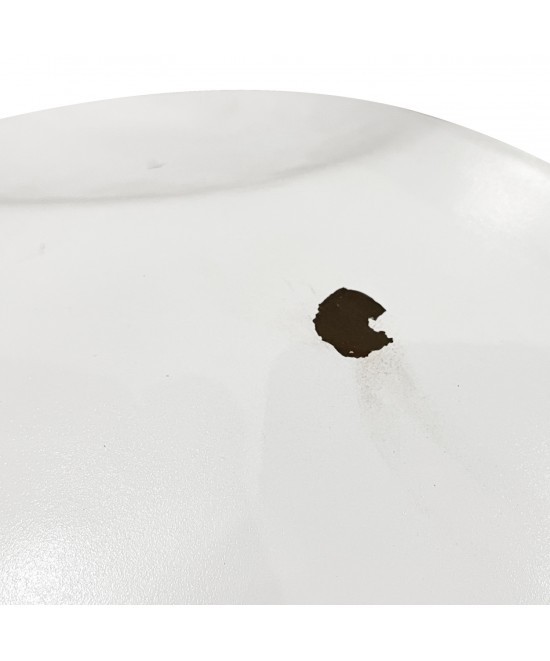 ΔΙΑΚΟΣΜΗΤΙΚΟ ΤΡΑΠΕΖΙ ΣΑΛΟΝΙΟΥ BOWL Φ91x38,5Yεκ. ΛΕΥΚΟ ΜΕ ΞΥΛΟ ΑΚΑΚΙΑΣ HM8717.23 Β'ΔΙΑΛΟΓΗΣ