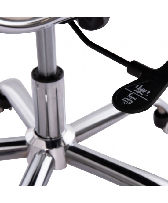 ΚΑΡΕΚΛΑ ΓΡΑΦΕΙΟΥ BOSS ΔΙΕΥΘΥΝΤΟΥ HM1059.32 ΛΕΥΚΟ PU ΠΟΔΙ ΧΡΩΜΙΟΥ 53x57x109Υεκ.