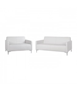 ΣΕΤ 2 ΤΜΧ ΚΑΝΑΠΕΣ 3ΘΕΣΙΟΣ ΚΑΙ 2ΘΕΣΙΟΣ NELLIE HM11274.02 ΛΕΥΚΟ ΧΡΩΜΑ