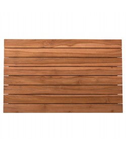 ΕΠΙΦΑΝΕΙΑ ΤΡΑΠΕΖΙΟΥ ΞΥΛΟ TEAK-ΦΥΣΙΚΟ ΤΕΤΡΑΓΩΝΗ HM6139 ΜΑΣΙΦ 80x80x4(πάχος)εκ.