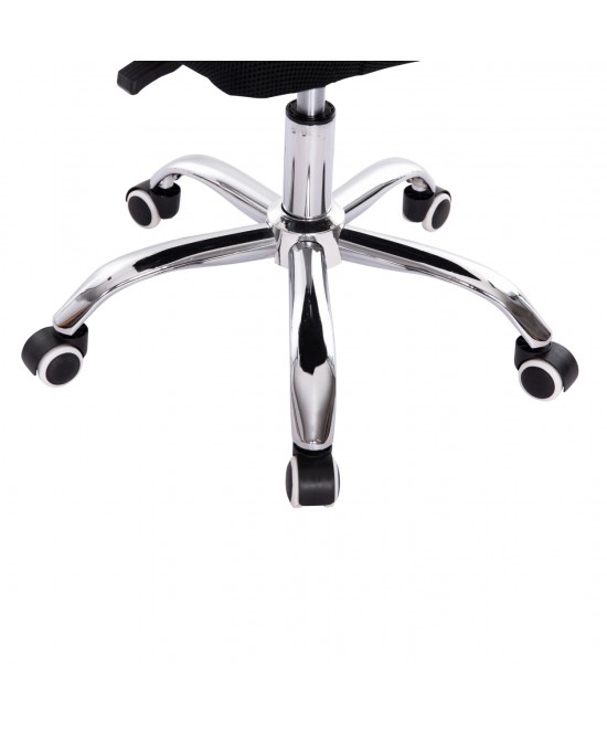 ΚΑΡΕΚΛΑ ΓΡΑΦΕΙΟΥ TRAIL2 HM1193.36 ΜΠΛΕ & ΜΑΥΡΟ MESH-ΠΟΔΙ ΧΡΩΜΙΟΥ 61x61x116Yεκ.