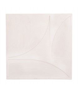 ΠΙΝΑΚΑΣ ΤΕΤΡΑΓΩΝΟΣ ΣΕΙΡΑ SANTORINI HM4507 MDF ΣΕ ΥΠΟΛΕΥΚΟ ΧΡΩΜΑ 80x4(πάχος)x80Υεκ.