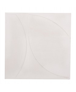 ΠΙΝΑΚΑΣ ΤΕΤΡΑΓΩΝΟΣ ΣΕΙΡΑ SANTORINI HM4508 MDF ΣΕ ΥΠΟΛΕΥΚΟ ΧΡΩΜΑ 80x4(πάχος)x80Υεκ.