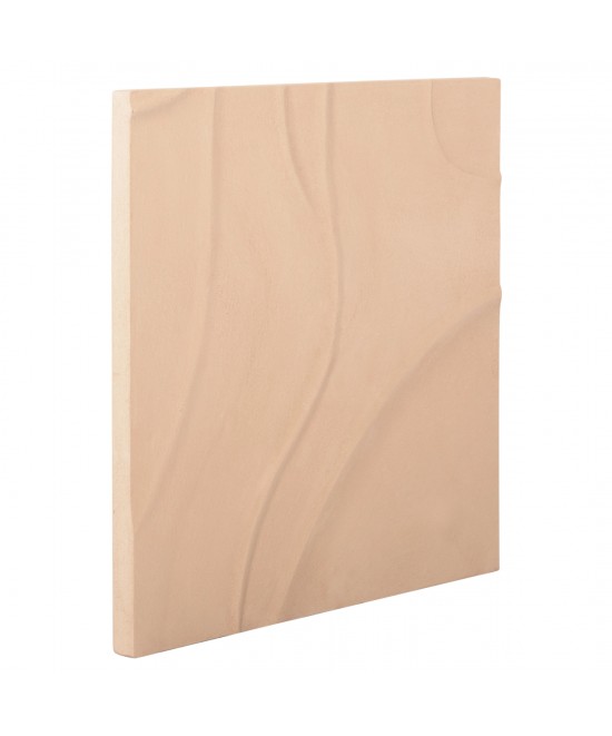 ΠΙΝΑΚΑΣ ΤΕΤΡΑΓΩΝΟΣ ΣΕΙΡΑ SANTORINI HM4520 MDF ΣΕ ΜΠΕΖ ΧΡΩΜΑ 80x4(πάχος)x80Υεκ.