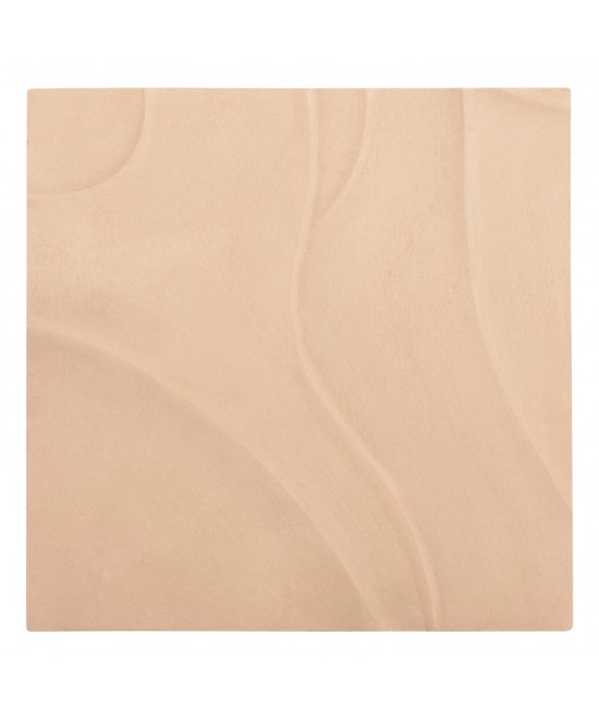 ΠΙΝΑΚΑΣ ΤΕΤΡΑΓΩΝΟΣ ΣΕΙΡΑ SANTORINI HM4520 MDF ΣΕ ΜΠΕΖ ΧΡΩΜΑ 80x4(πάχος)x80Υεκ.