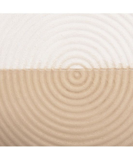 ΠΙΝΑΚΑΣ ΤΕΤΡΑΓΩΝΟΣ ΣΕΙΡΑ SANTORINI HM4519 MDF ΣΕ ΥΠΟΛΕΥΚΟ-ΚΑΦΕ ΧΡΩΜΑ 80x4(πάχος)x80Υεκ.