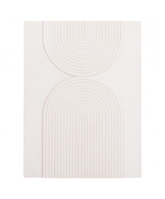 ΠΙΝΑΚΑΣ ΟΡΘΟΓΩΝΙΟΣ ΣΕΙΡΑ SANTORINI HM4523 MDF ΣΕ ΥΠΟΛΕΥΚΟ ΧΡΩΜΑ 60x4(πάχος)x80Υεκ.