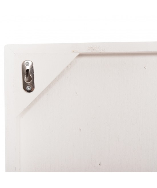 ΠΙΝΑΚΑΣ ΟΡΘΟΓΩΝΙΟΣ ΣΕΙΡΑ SANTORINI HM4523 MDF ΣΕ ΥΠΟΛΕΥΚΟ ΧΡΩΜΑ 60x4(πάχος)x80Υεκ.