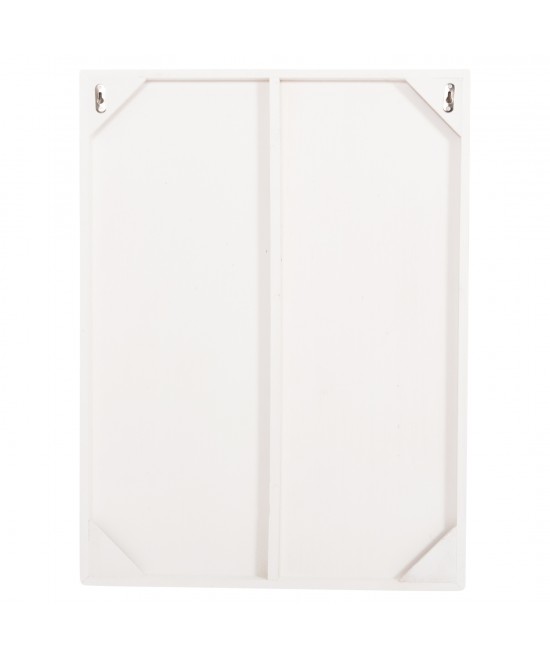 ΠΙΝΑΚΑΣ ΟΡΘΟΓΩΝΙΟΣ ΣΕΙΡΑ SANTORINI HM4523 MDF ΣΕ ΥΠΟΛΕΥΚΟ ΧΡΩΜΑ 60x4(πάχος)x80Υεκ.