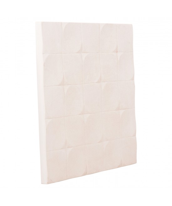 ΠΙΝΑΚΑΣ ΤΕΤΡΑΓΩΝΟΣ ΣΕΙΡΑ SANTORINI HM4516 MDF ΣΕ ΥΠΟΛΕΥΚΟ ΧΡΩΜΑ 80x4,5(πάχος)x80Υεκ.