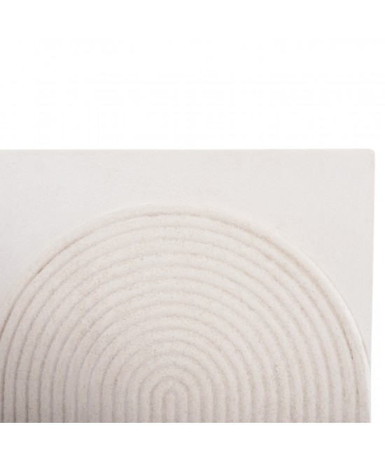 ΠΙΝΑΚΑΣ ΤΕΤΡΑΓΩΝΟΣ ΣΕΙΡΑ SANTORINI HM4517 MDF ΣΕ ΥΠΟΛΕΥΚΟ ΧΡΩΜΑ 80x4,5(πάχος)x80Υεκ.