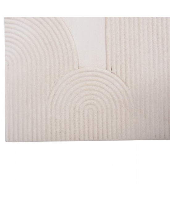 ΠΙΝΑΚΑΣ ΤΕΤΡΑΓΩΝΟΣ ΣΕΙΡΑ SANTORINI HM4517 MDF ΣΕ ΥΠΟΛΕΥΚΟ ΧΡΩΜΑ 80x4,5(πάχος)x80Υεκ.
