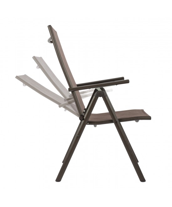 ΣΕΤ 5ΤΜΧ ΤΡΑΠΕΖΙ ΜΕΤΑΛΛΙΚΟ & ΠΤΥΣΣΟΜΕΝΕΣ ΚΑΡΕΚΛΕΣ ΚΑΦΕ HM10558.02