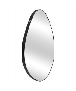 ΚΑΘΡΕΠΤΗΣ ΤΟΙΧΟΥ DROP HM4488.01 ΜΕ ΠΛΑΙΣΙΟ MDF ΣΕ ΧΡΩΜΑΤΙΣΜΟ BLACK MARBLE 50x80Υεκ.