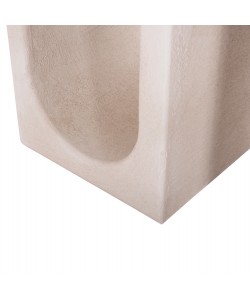 ΤΡΑΠΕΖΙ ΣΑΛΟΝΙΟΥ ΣΕΙΡΑ SANTORINI HM18070 MDF ΣΕ ΥΠΟΛΕΥΚΟ ΧΡΩΜΑ 48x38x48,5Υεκ.