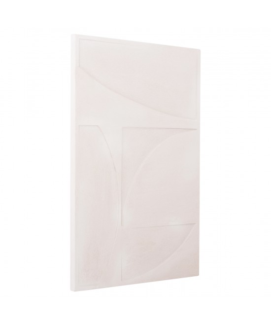 ΠΙΝΑΚΑΣ ΣΕΙΡΑ SANTORINI HM4506 MDF ΣΕ ΥΠΟΛΕΥΚΟ ΧΡΩΜΑ 80x4(πάχος)x120Υεκ.