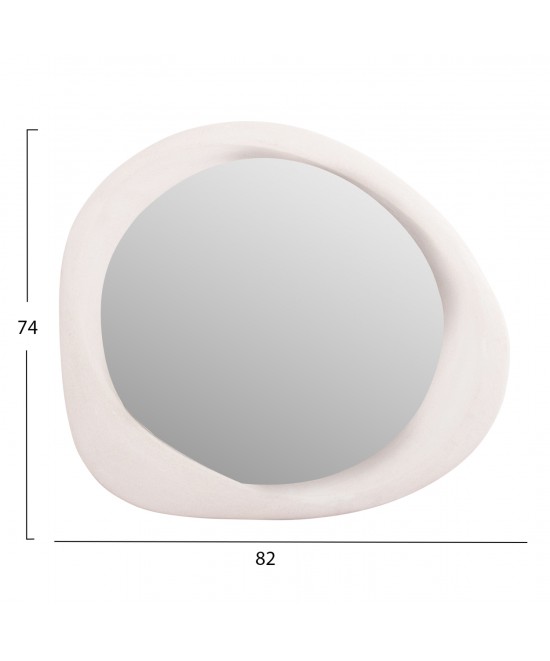 ΚΑΘΡΕΠΤΗΣ ΤΟΙΧΟΥ ΟΒΑΛ ΣΕΙΡΑ SANTORINI HM4511 MDF ΣΕ ΥΠΟΛΕΥΚΟ 82x3,5x74Υεκ