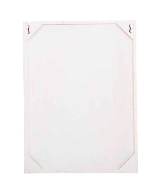ΠΙΝΑΚΑΣ ΟΡΘΟΓΩΝΙΟΣ ΣΕΙΡΑ SANTORINI HM4533 MDF ΥΠΟΛΕΥΚΟ-ΚΑΦΕ-ΚΡΟΣΙΑ ΜΠΕΖ 60x4,5(πάχος)x80Υεκ