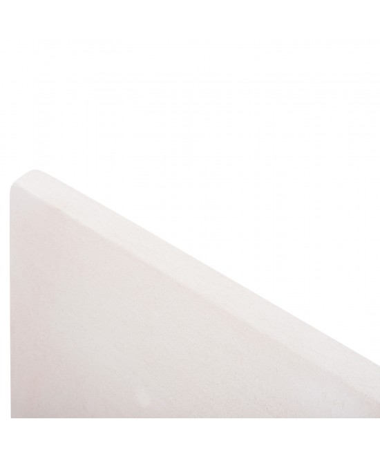 ΠΙΝΑΚΑΣ ΟΡΘΟΓΩΝΙΟΣ ΣΕΙΡΑ SANTORINI HM4510 MDF ΣΕ ΥΠΟΛΕΥΚΟ ΧΡΩΜΑ 60x4(πάχος)x80Υεκ.