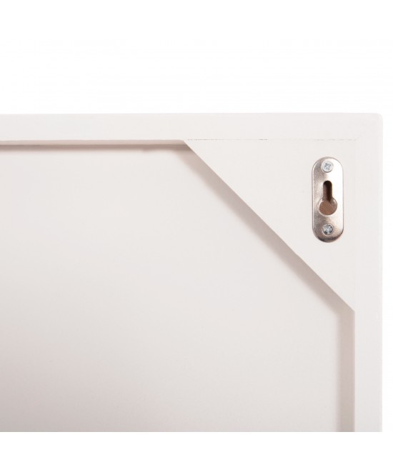 ΠΙΝΑΚΑΣ ΟΡΘΟΓΩΝΙΟΣ ΣΕΙΡΑ SANTORINI HM4510 MDF ΣΕ ΥΠΟΛΕΥΚΟ ΧΡΩΜΑ 60x4(πάχος)x80Υεκ.