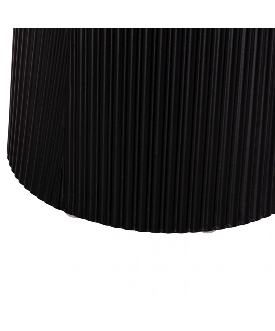 ΤΡΑΠΕΖΑΚΙ ΒΟΗΘΗΤΙΚΟ DENTON HM18023.01 MDF TOP ΦΥΣΙΚΟ ΞΥΛΟΥ-ΒΑΣΗ ΜΑΥΡΗ Φ45x51,5Υεκ.