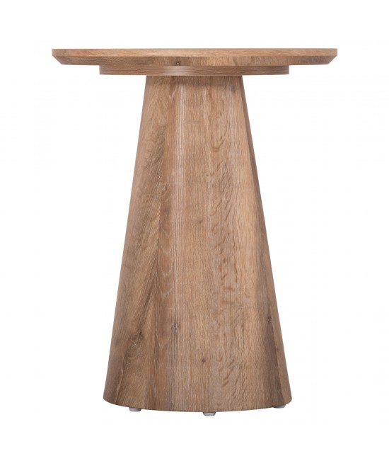 ΒΟΗΘΗΤΙΚΟ ΤΡΑΠΕΖΑΚΙ KARAN HM18029 MDF ΣΕ ΦΥΣΙΚΟ ΧΡΩΜΑ ΞΥΛΟΥ Φ45x56,5Υεκ