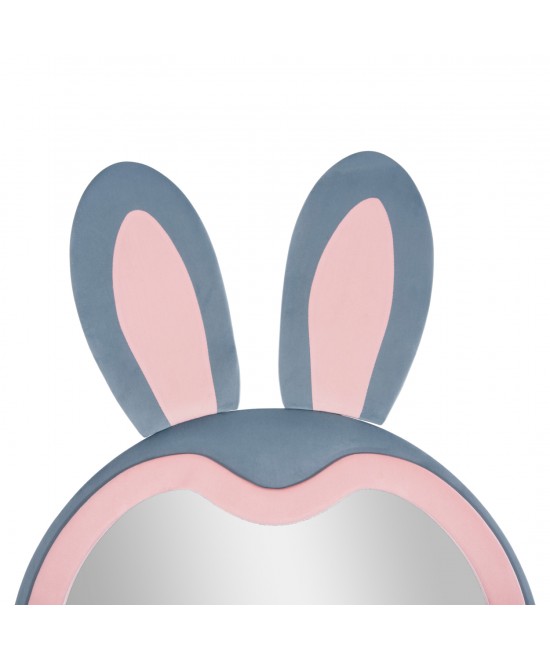 ΠΑΙΔΙΚΟΣ ΚΑΘΡΕΦΤΗΣ ΔΑΠΕΔΟΥ BUNNY HM4489.02 MDF ΡΟΖ & ΜΠΛΕ-ΜΑΥΡΟ STAND 80x162Υεκ. ΠΑΙΔΙΚΟΣ ΚΑΘΡΕΦΤΗΣ ΔΑΠΕΔΟΥ BUNNY HM4489.02 MDF ΡΟΖ & ΜΠΛΕ-ΜΑΥΡΟ STAND 80x162Υεκ.