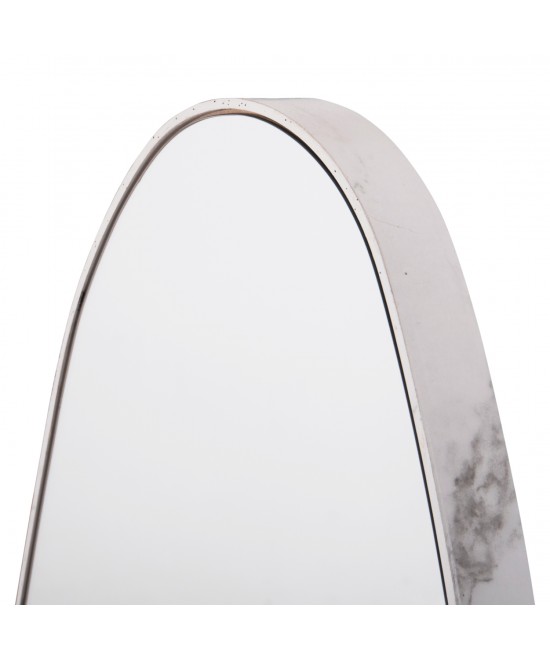 ΚΑΘΡΕΠΤΗΣ ΤΟΙΧΟΥ CRITHER HM4486.05 ΜΕ ΠΛΑΙΣΙΟ MDF ΣΕ WHITE MARBLE ΧΡΩΜΑ 49x140Υεκ.