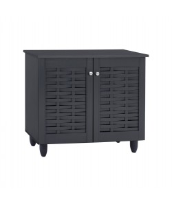 ΠΑΠΟΥΤΣΟΘΗΚΗ-ΝΤΟΥΛΑΠΙ ΞΥΛΙΝΗ CASSIOPE HM2208.10 ΓΚΡΙ 77Χ34Χ67.5εκ.