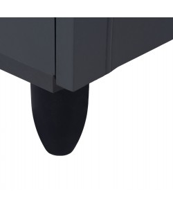 ΠΑΠΟΥΤΣΟΘΗΚΗ-ΝΤΟΥΛΑΠΙ ΞΥΛΙΝΗ CASSIOPE HM2208.10 ΓΚΡΙ 77Χ34Χ67.5εκ.