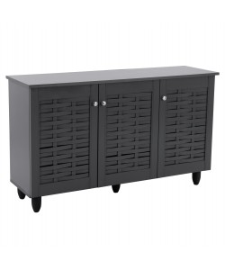 ΠΑΠΟΥΤΣΟΘΗΚΗ-ΝΤΟΥΛΑΠΙ IGGY ΞΥΛΙΝΗ 3ΠΟΡΤΕΣ HM2211.10 ΓΚΡΙ 114Χ34Χ68