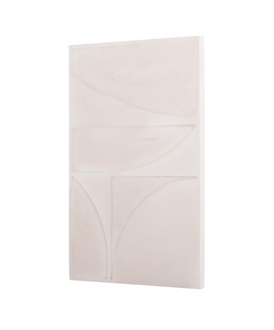 ΠΙΝΑΚΑΣ ΣΕΙΡΑ SANTORINI HM4505 MDF ΣΕ ΥΠΟΛΕΥΚΟ ΧΡΩΜΑ 80x4(πάχος)x120Υεκ.