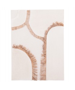 ΠΙΝΑΚΑΣ ΟΡΘΟΓΩΝΙΟΣ ΣΕΙΡΑ SANTORINI HM4532 MDF ΥΠΟΛΕΥΚΟ ΧΡΩΜΑ-ΔΙΑΚΟΣΜΗΣΗ ΜΠΕΖ 60x4,5(πάχος)x80Υεκ.