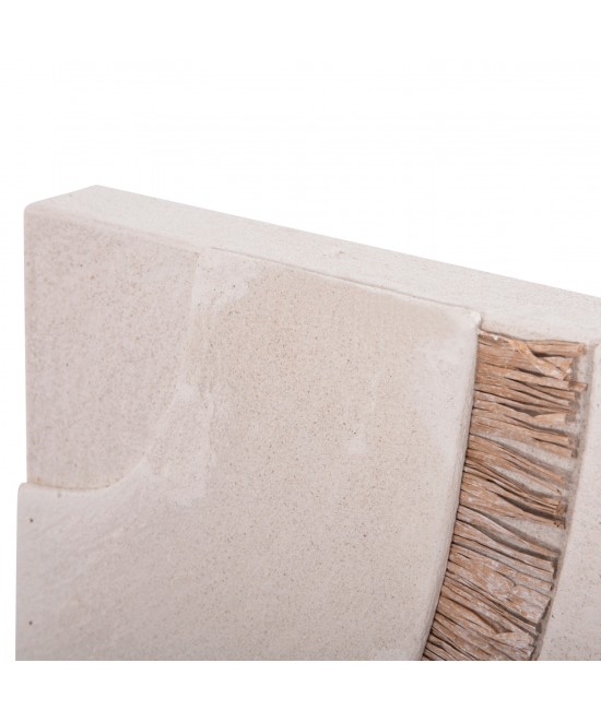 ΠΙΝΑΚΑΣ ΟΡΘΟΓΩΝΙΟΣ ΣΕΙΡΑ SANTORINI HM4532 MDF ΥΠΟΛΕΥΚΟ ΧΡΩΜΑ-ΔΙΑΚΟΣΜΗΣΗ ΜΠΕΖ 60x4,5(πάχος)x80Υεκ.