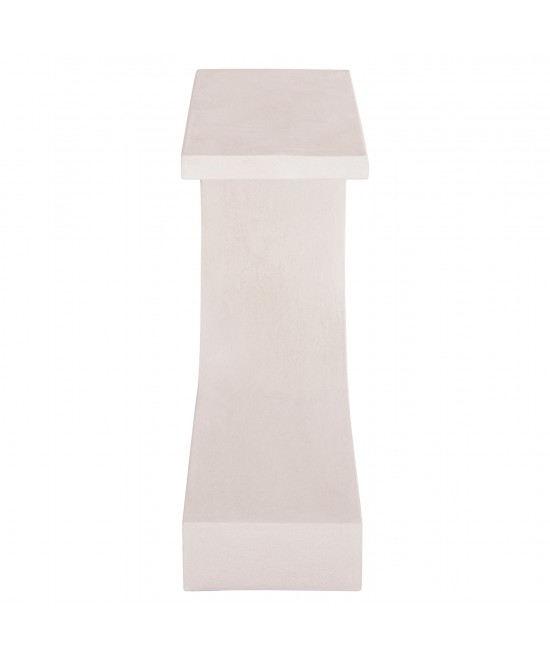 ΚΟΝΣΟΛΑ ΣΕΙΡΑ SANTORINI HM18049 MDF ΣΕ ΥΠΟΛΕΥΚΟ ΧΡΩΜΑ 110x30x70Υεκ.