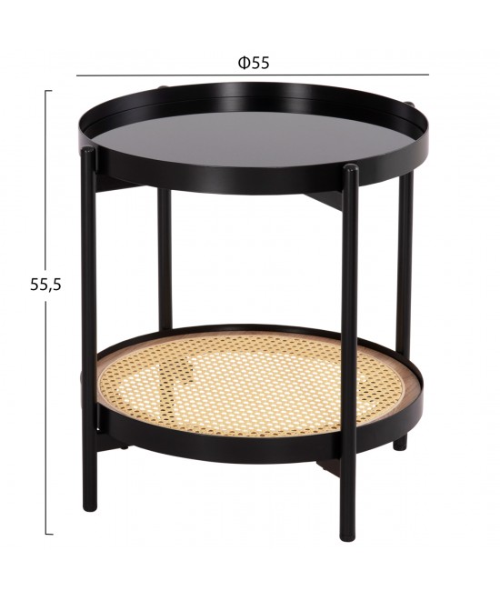 ΒΟΗΘΗΤΙΚΟ ΤΡΑΠΕΖΙ SEITZ HM18031 ΓΥΑΛΙ TOP-ΜΕΤΑΛΛΟ-RATTAN ΣΕ ΦΥΣΙΚΟ Φ50x55,5Υεκ. ΒΟΗΘΗΤΙΚΟ ΤΡΑΠΕΖΙ SEITZ HM18031 ΓΥΑΛΙ TOP-ΜΕΤΑΛΛΟ-RATTAN ΣΕ ΦΥΣΙΚΟ Φ50x55,5Υεκ.