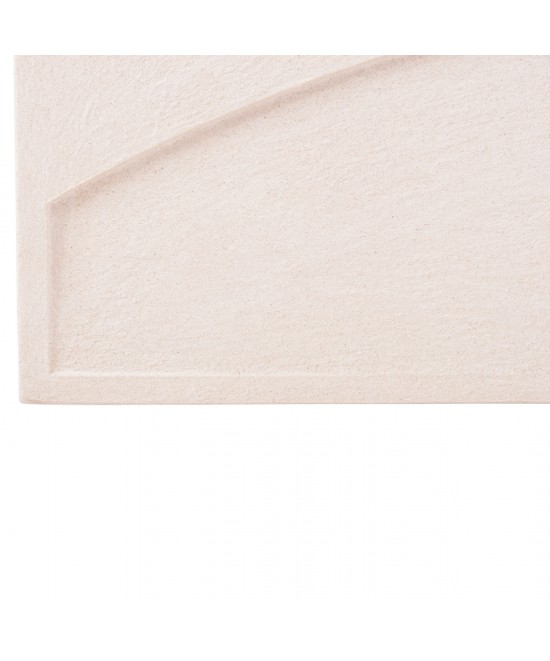 ΠΙΝΑΚΑΣ ΟΡΘΟΓΩΝΙΟΣ ΣΕΙΡΑ SANTORINI HM4509 MDF ΥΠΟΛΕΥΚΟ ΧΡΩΜΑ 60x4(πάχος)x80Υεκ.