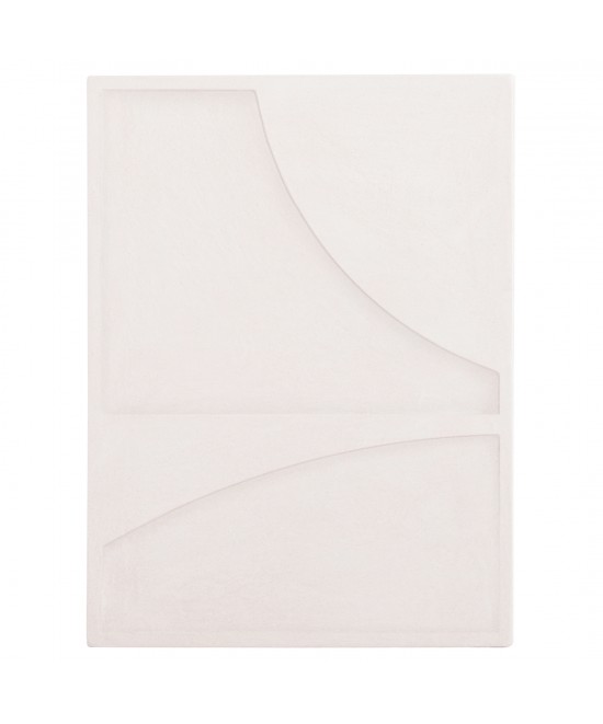 ΠΙΝΑΚΑΣ ΟΡΘΟΓΩΝΙΟΣ ΣΕΙΡΑ SANTORINI HM4509 MDF ΥΠΟΛΕΥΚΟ ΧΡΩΜΑ 60x4(πάχος)x80Υεκ.