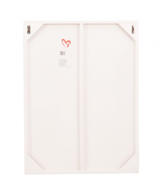 ΠΙΝΑΚΑΣ ΟΡΘΟΓΩΝΙΟΣ ΣΕΙΡΑ SANTORINI HM4509 MDF ΥΠΟΛΕΥΚΟ ΧΡΩΜΑ 60x4(πάχος)x80Υεκ.