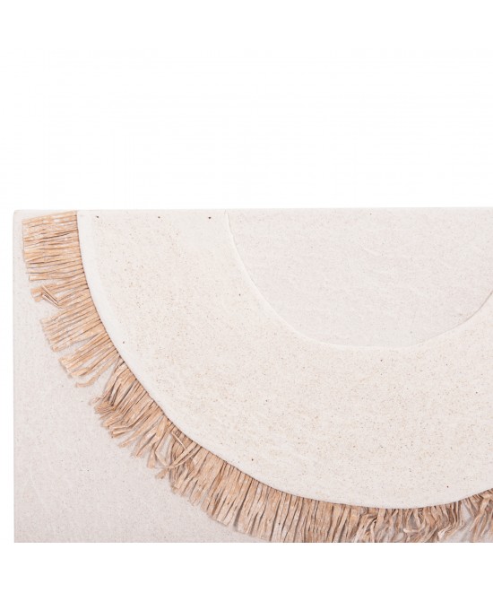 ΠΙΝΑΚΑΣ ΟΡΘΟΓΩΝΙΟΣ ΣΕΙΡΑ SANTORINI HM4535 MDF ΥΠΟΛΕΥΚΟ ΧΡΩΜΑ-ΔΙΑΚΟΣΜΗΣΗ ΜΠΕΖ 48x4,5(πάχος)x60Υεκ.